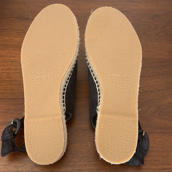 New VINCE,  Linton suede espadrilles size 8,5, no box - Picture 6 of 6
